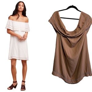 ARITZIA / WILFRED / EMMIE OFF THE SHOULDER DRESS